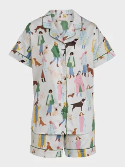 Dog Walker Shortie Pj Set -Pajama Shop 819311 multi maq t scaled