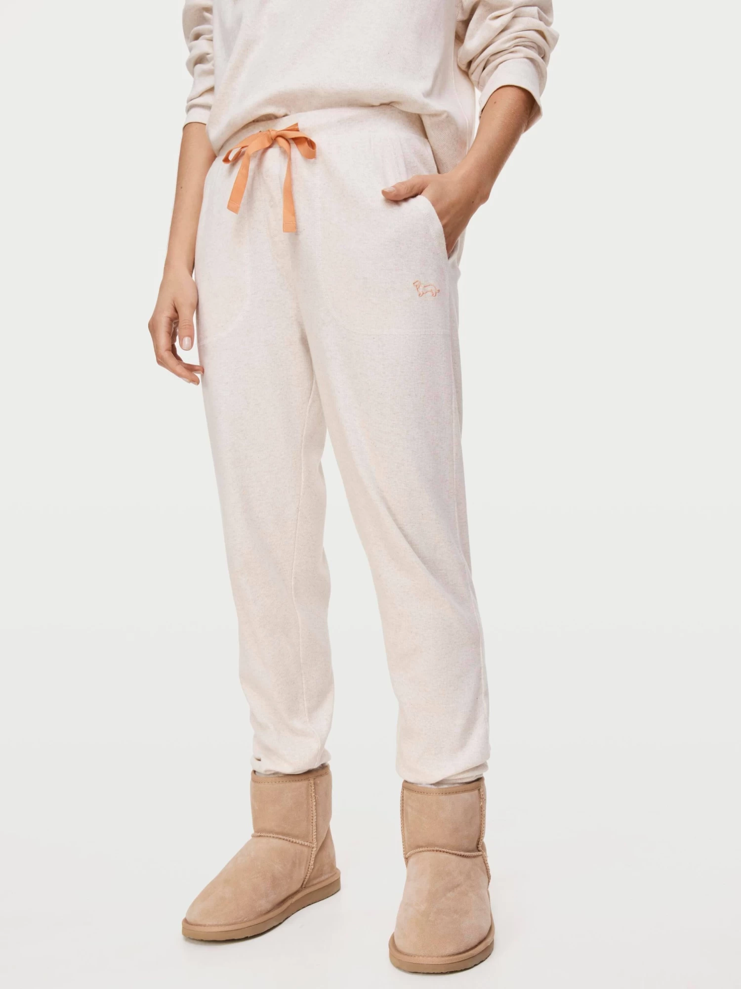 Organic Oatmeal Easy Pj Pant 3 Organic Oatmeal Easy Pj Pant - Image 3