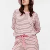 Fuzzy Stripe Long Short