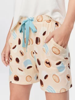 Coffee Long Short -Pajama Shop 819424 multi back2 t scaled