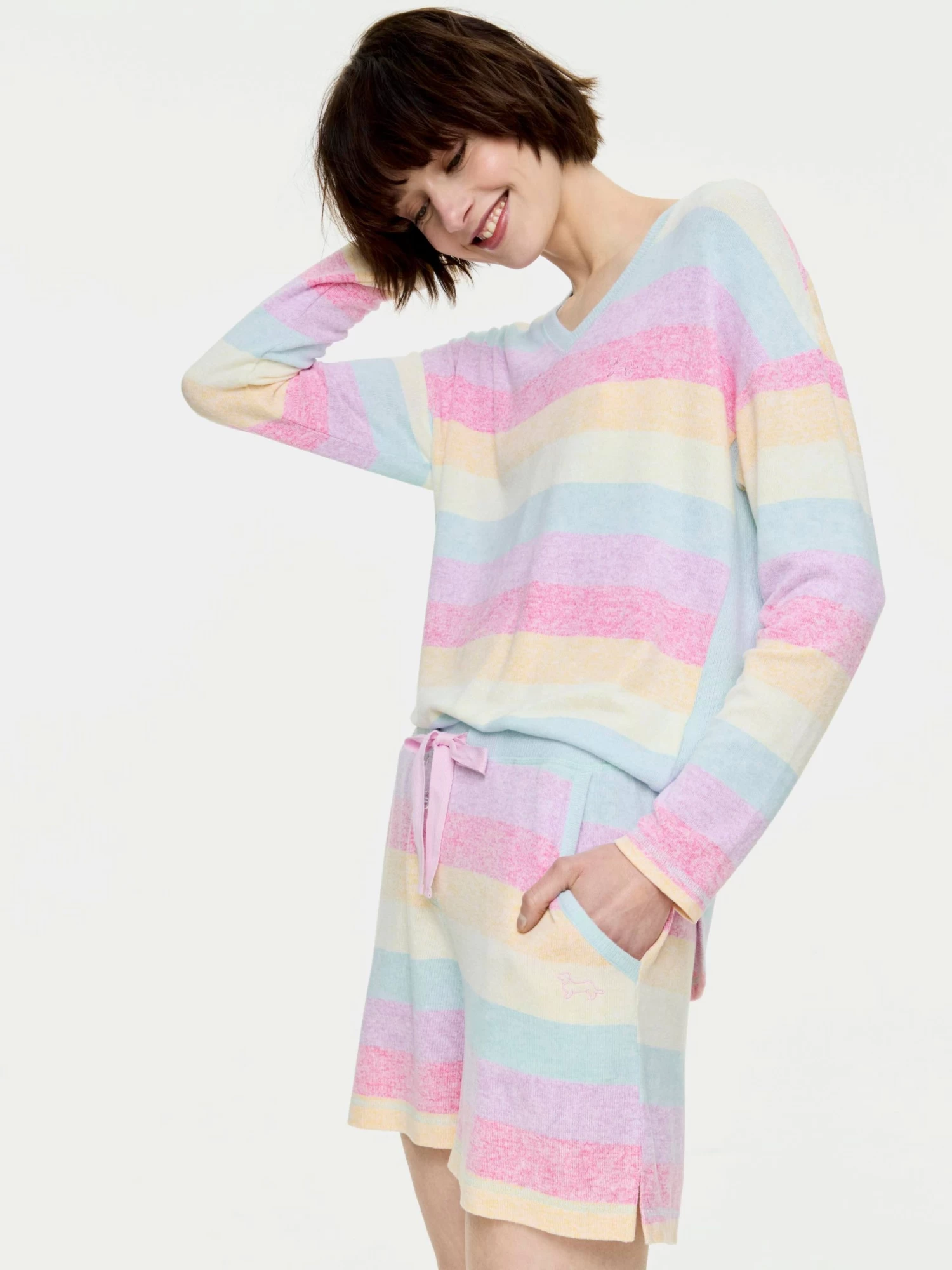 Rainbow Fuzzy Short 1 Rainbow Fuzzy Short