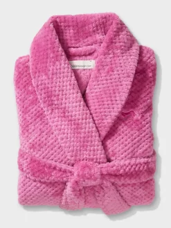 Hot Pink Luxe Jacquard Gown -Pajama Shop 819469 pink box t scaled