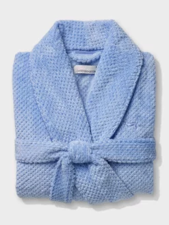 Cornflower Jacquard Gown -Pajama Shop 819471 blue box t scaled