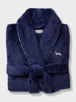 Navy Jacquard Gown -Pajama Shop 819472 navy box t scaled