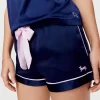 Navy Tux Luxe Satin Short