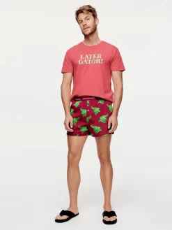 Gator Boxer Short 6 Gator Boxer Short -Pajama Shop 835026 red back2 t scaled