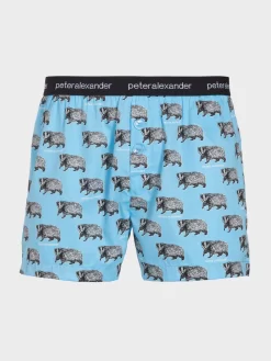 Honey Badger Boxer Short -Pajama Shop 835037 paleblue maq t scaled