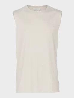 Oatmeal Muscle Tank -Pajama Shop 835201 oatmeal maq t scaled