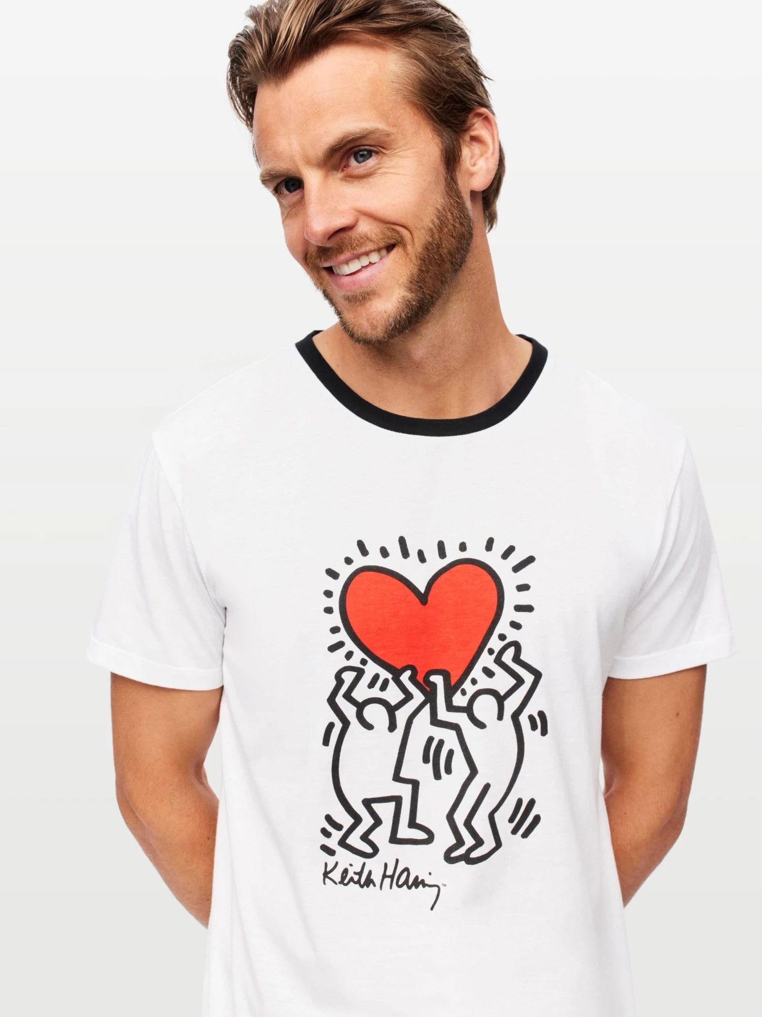 Keith Haring Heart Tee 2 Keith Haring Heart Tee - Image 2