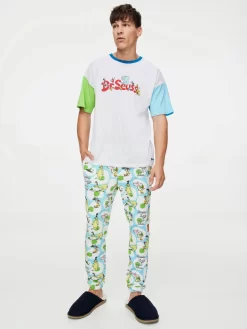 Dr Seuss Comfy Tee -Pajama Shop 835294 greymarle back2 t scaled