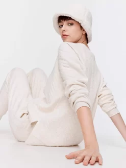 Caramel Quilted Track Pj Pant -Pajama Shop 842562 caramel back3 t scaled