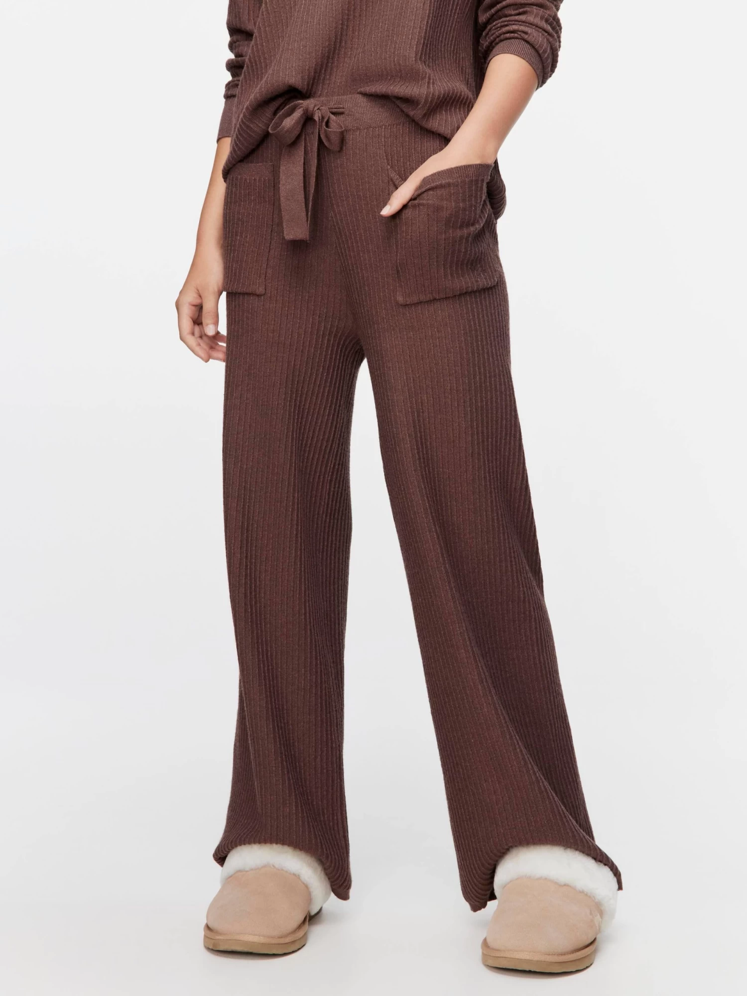 Chocolate Rib Pj Pant 2 Chocolate Rib Pj Pant - Image 2