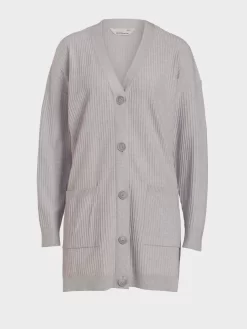 Grey Rib Cardi 7 Grey Rib Cardi -Pajama Shop 842573 greymarle maq t scaled