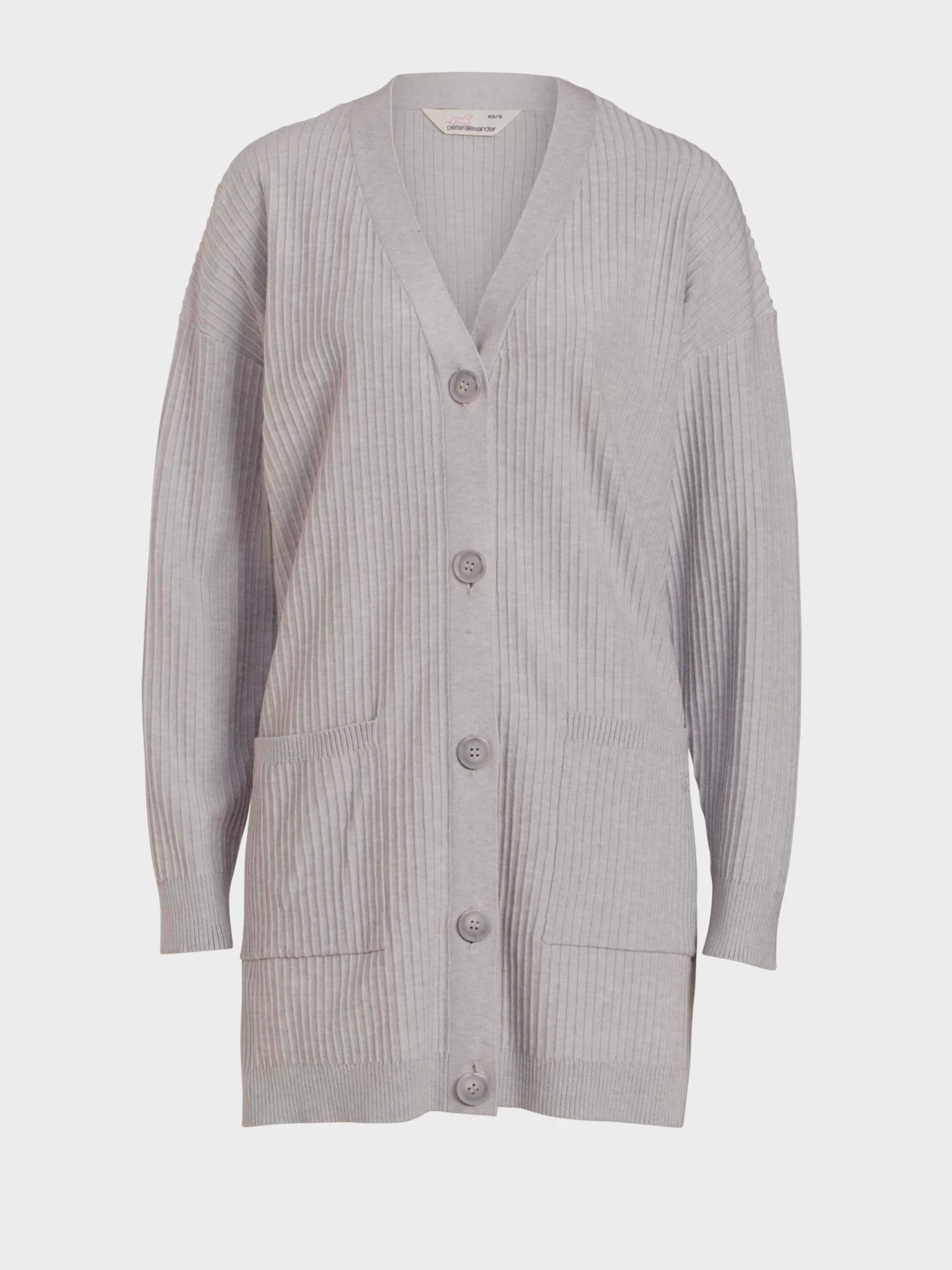 Grey Rib Cardi 4 Grey Rib Cardi - Image 4