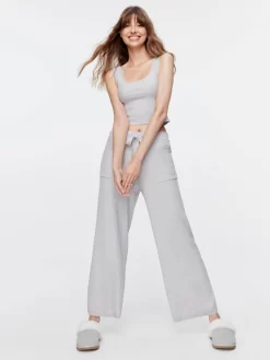 Grey Rib Tank -Pajama Shop 842574 greymarle back2 t scaled