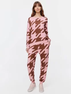 Print Track Sweater -Pajama Shop 842579 multi back2 t scaled