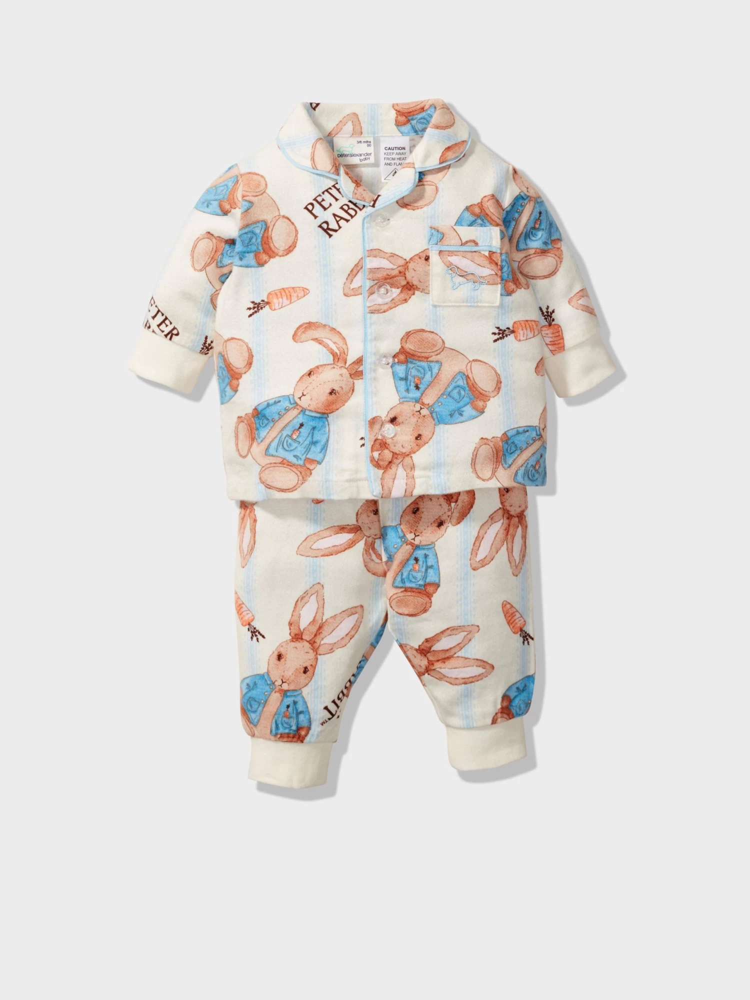 Baby Peter Rabbit Bamboo Flannelette Pj Set 3 Baby Peter Rabbit Bamboo Flannelette Pj Set - Image 3