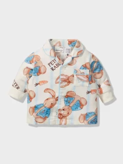 Baby Peter Rabbit Bamboo Flannelette Pj Set 11 Baby Peter Rabbit Bamboo Flannelette Pj Set -Pajama Shop 850085 multi back4 t scaled