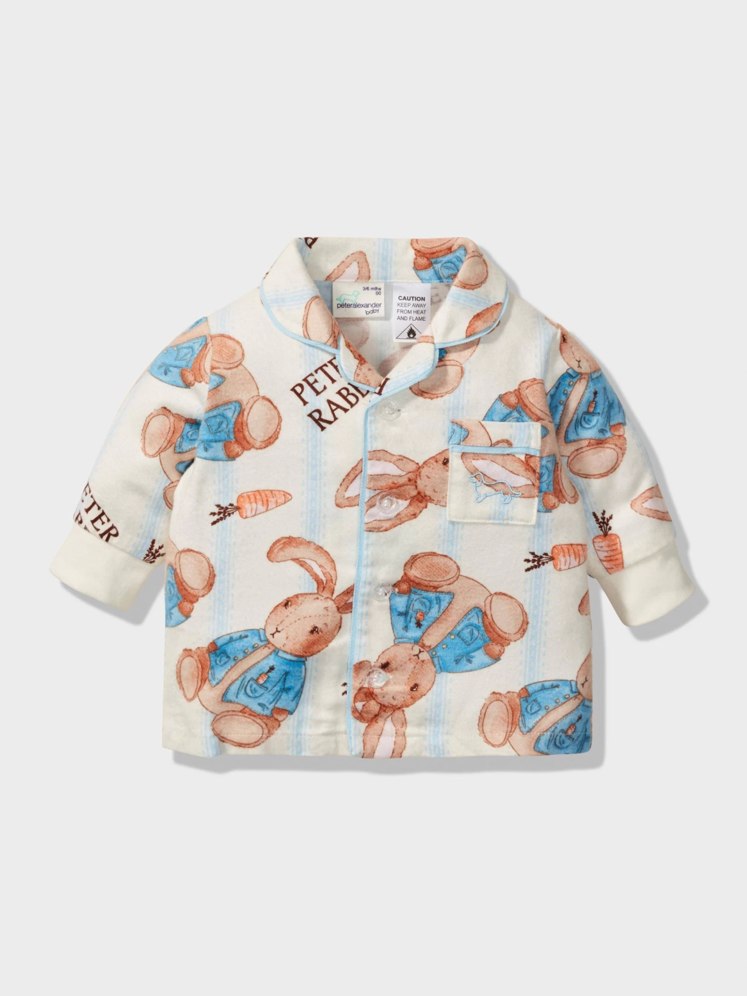 Baby Peter Rabbit Bamboo Flannelette Pj Set 5 Baby Peter Rabbit Bamboo Flannelette Pj Set - Image 5