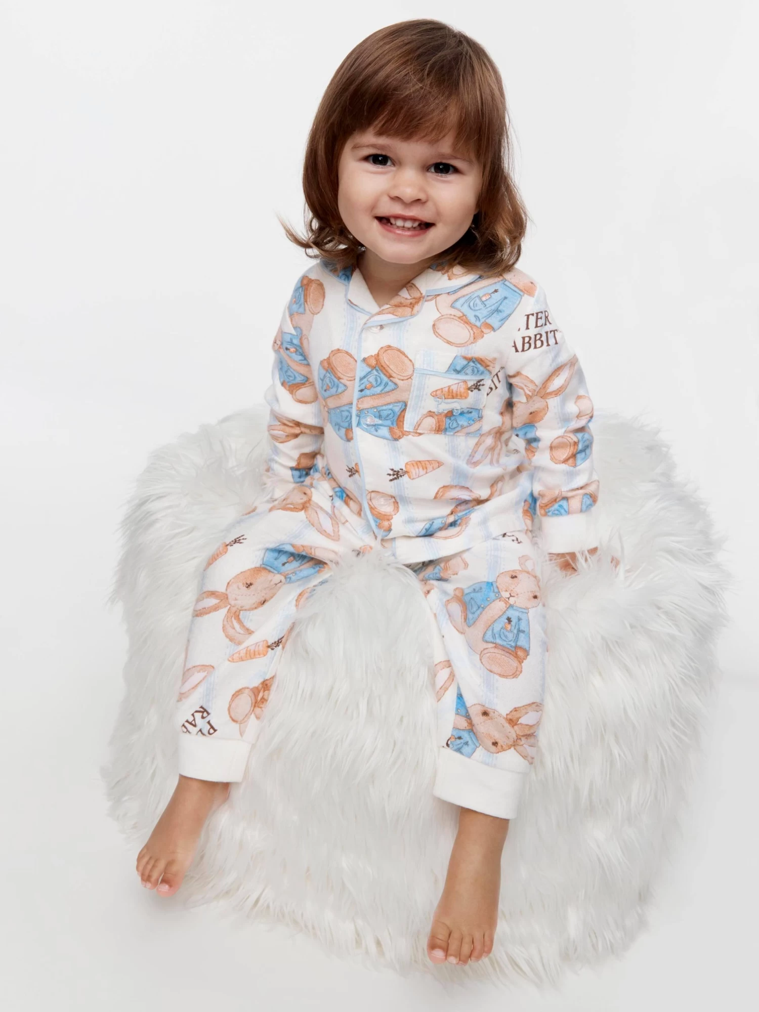 Baby Peter Rabbit Bamboo Flannelette Pj Set 2 Baby Peter Rabbit Bamboo Flannelette Pj Set - Image 2