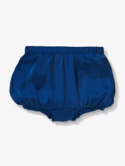 Baby Boy Navy Chic Satin Pj Set -Pajama Shop 850570 navy back3 t scaled