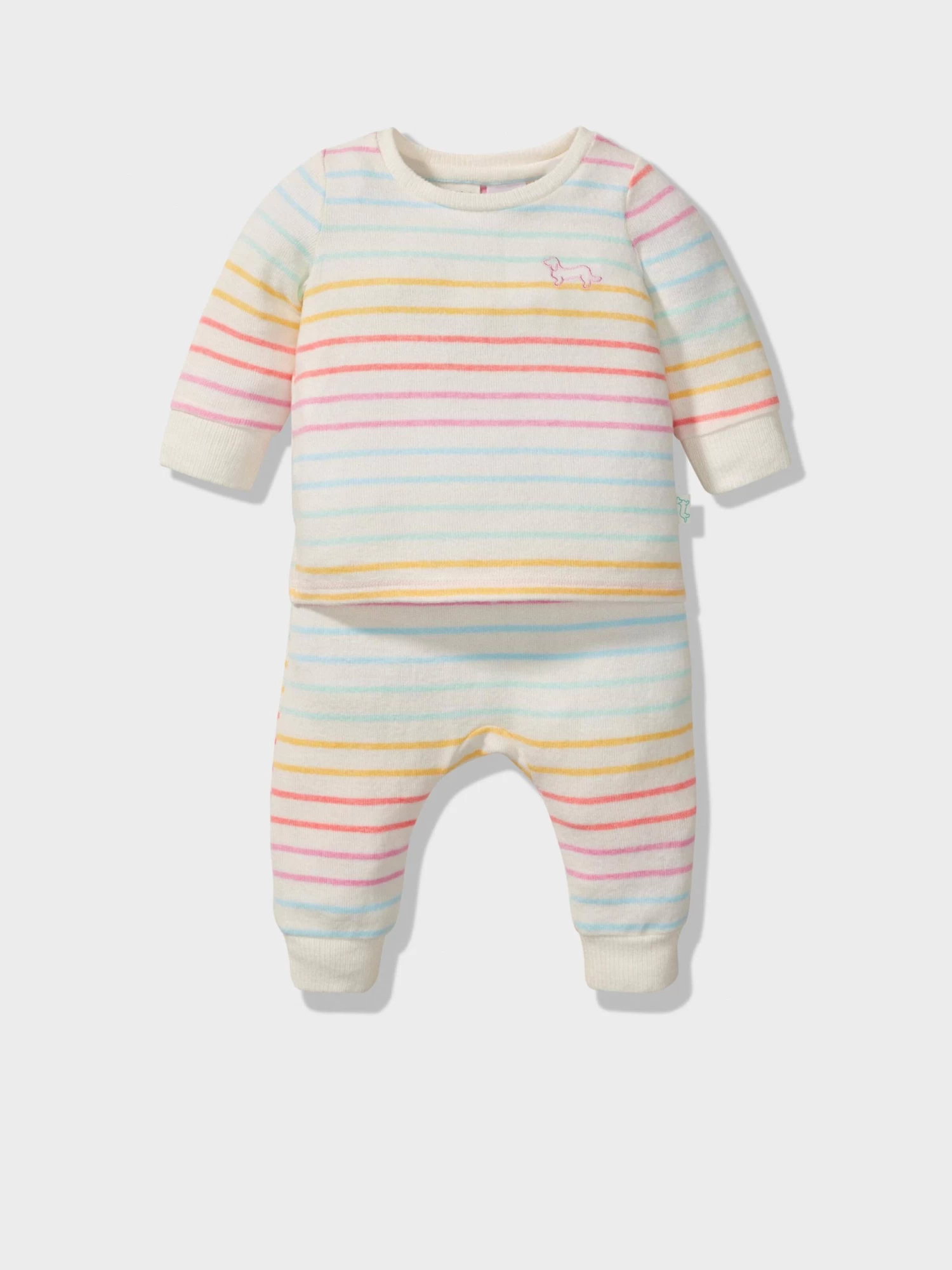 Baby Rainbow Fuzzy Pj Set 1 Baby Rainbow Fuzzy Pj Set