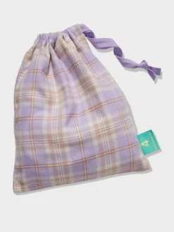 Jnr Girls Lilac Check Pj Set -Pajama Shop 850720 multi box t scaled