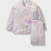 Jnr Girls Rainbow Pj Set