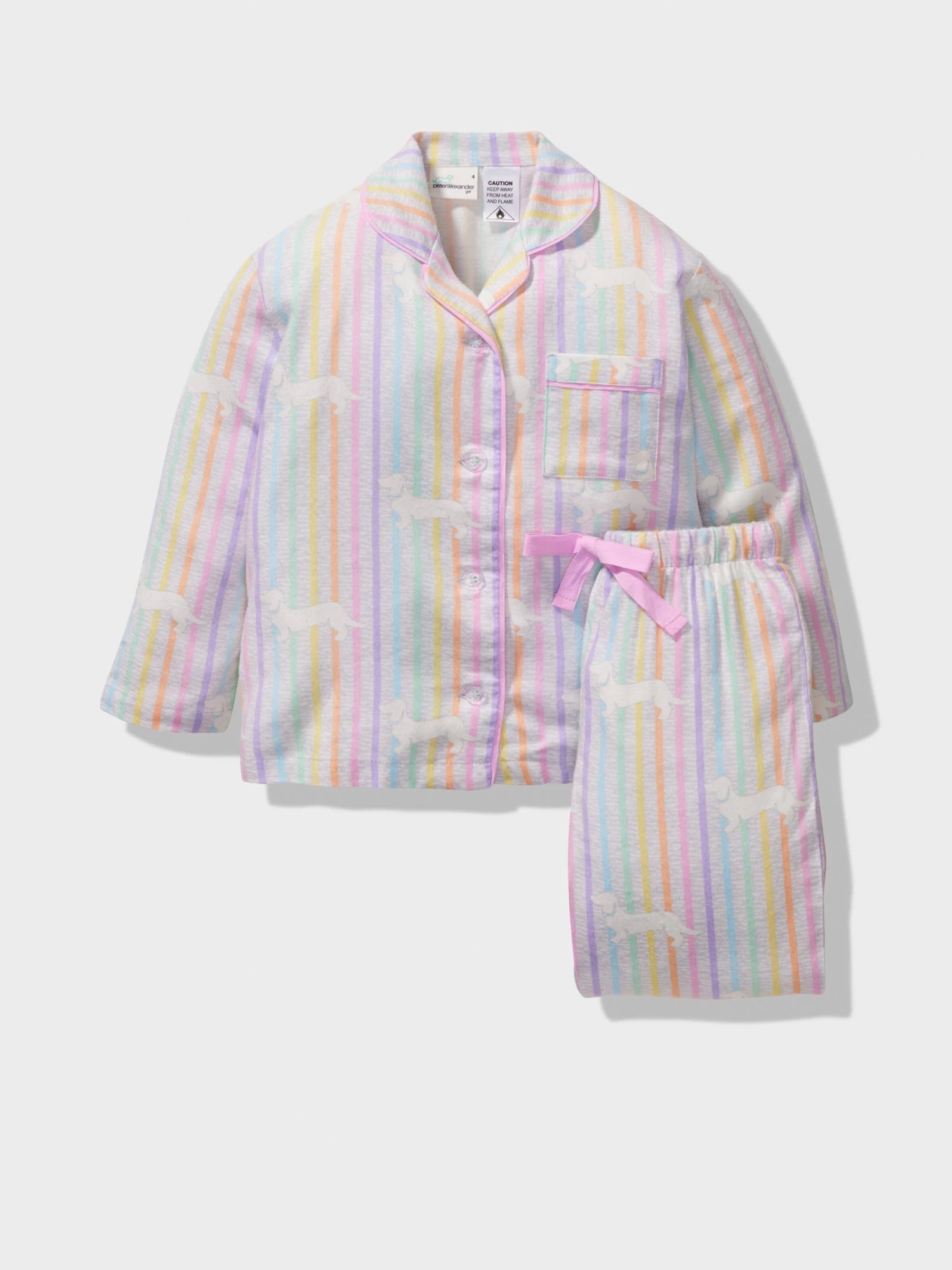 Jnr Girls Rainbow Pj Set 1 Jnr Girls Rainbow Pj Set
