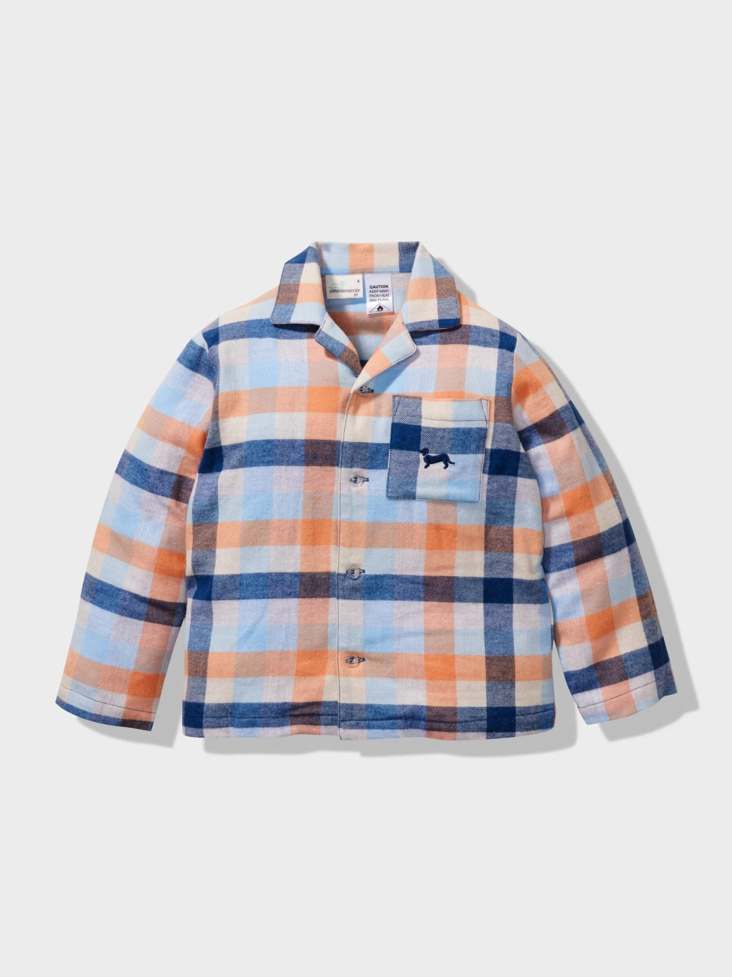 Boys Sunset Check Pj Set 3 Boys Sunset Check Pj Set - Image 3