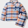 Boys Sunset Check Pj Set