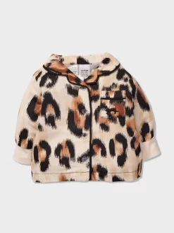 Baby Leopard Bamboo Flannelette Pj Set -Pajama Shop 850754 multi back4 t scaled