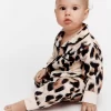 Baby Leopard Bamboo Flannelette Pj Set