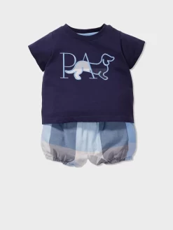 Baby Blue Buffalo Pj Set