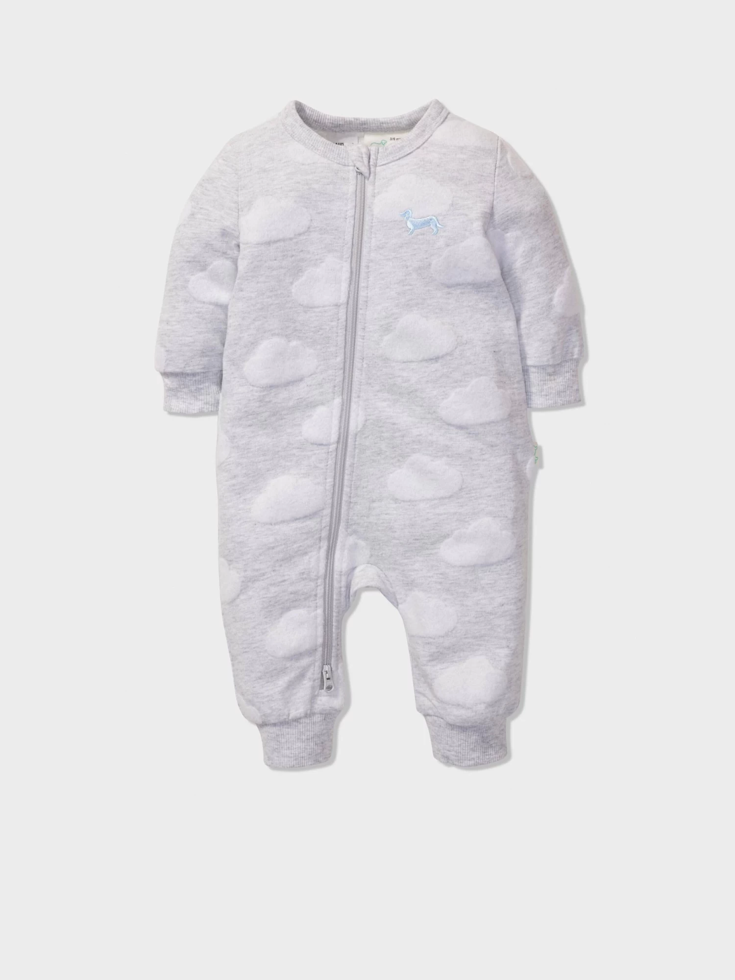 Baby Textured Cloud Onesie 1 Baby Textured Cloud Onesie