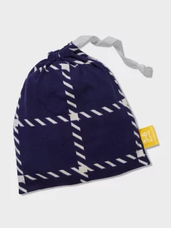 Baby Navy Plush Check Pj Set -Pajama Shop 850806 navy box t scaled