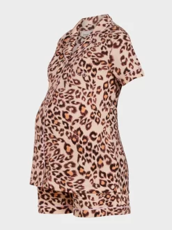 Maternity Leopard Pj Set -Pajama Shop 850828 multi maq t scaled