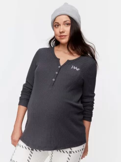 Maternity Windowpane Pj Set -Pajama Shop 850829 multi back2 t scaled