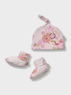 Baby Organic Flora Beanie & Bootie