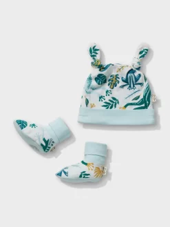 Baby Organic Froggy Beanie & Bootie