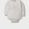Baby Organic Waffle Bodysuit