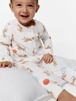 Baby Organic Penny Onesie -Pajama Shop 852516 multi back t scaled