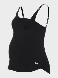 Maternity Feeding Tank -Pajama Shop 852555 black maq2 t scaled