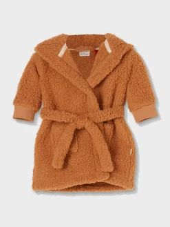 Baby Teddy Fleece Gown -Pajama Shop 852556 caramel back3 t scaled