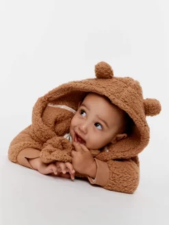 Baby Teddy Fleece Gown