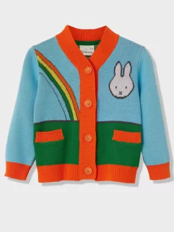 Jnr Girls Miffy Cardigan -Pajama Shop 853681 multi back2 t scaled