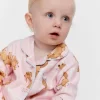 Baby Pink Penny Bamboo Flannelette Pj Set
