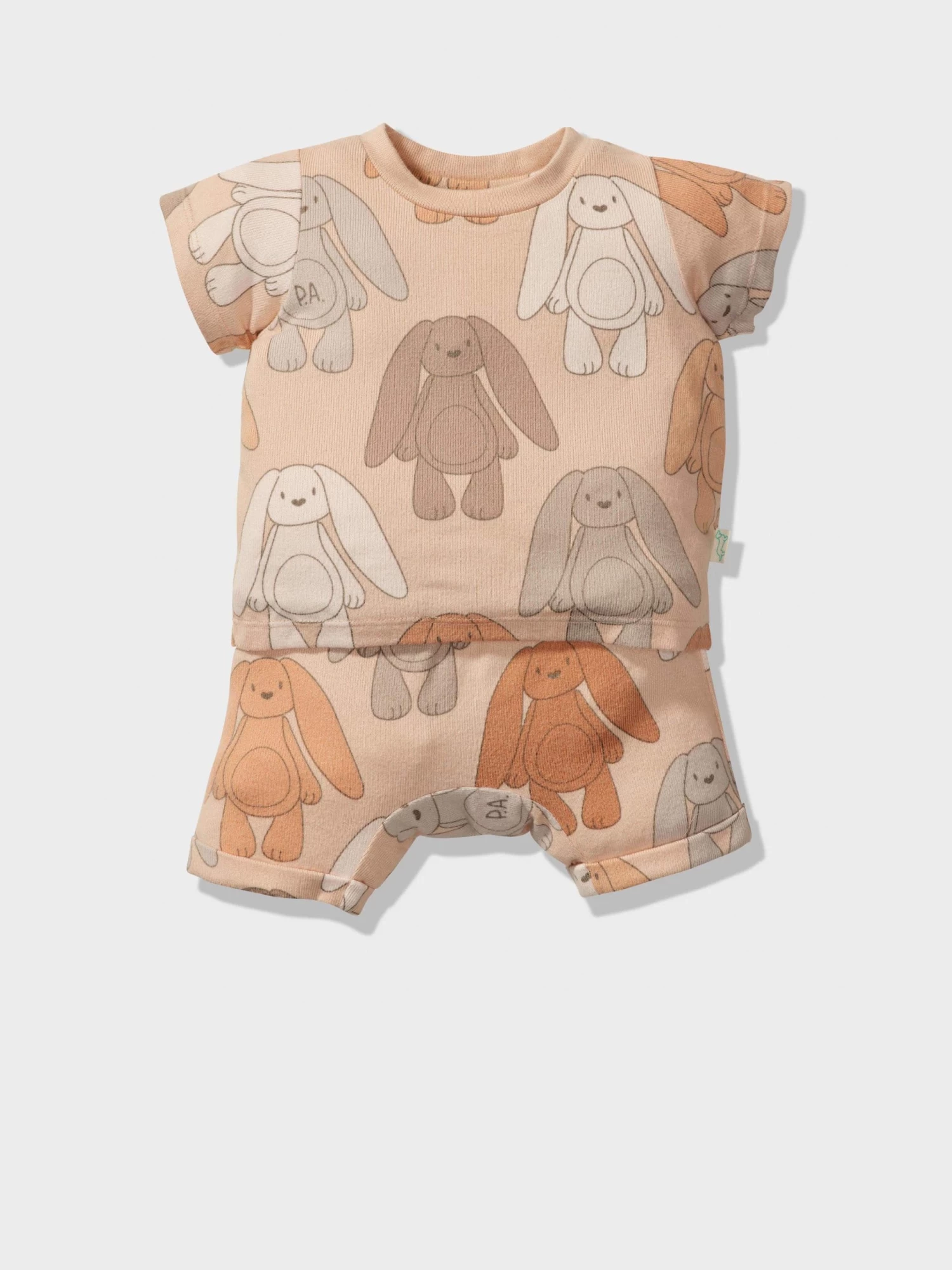 Baby Caramel Bunny Plush Pj Set 1 Baby Caramel Bunny Plush Pj Set