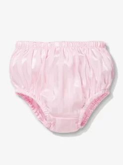 Baby Pink Stripe Satin Pj Set -Pajama Shop 856761 pink back4 t scaled