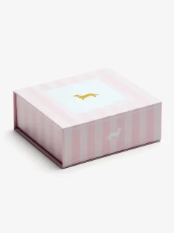 Baby Pink Stripe Satin Pj Set -Pajama Shop 856761 pink box t scaled